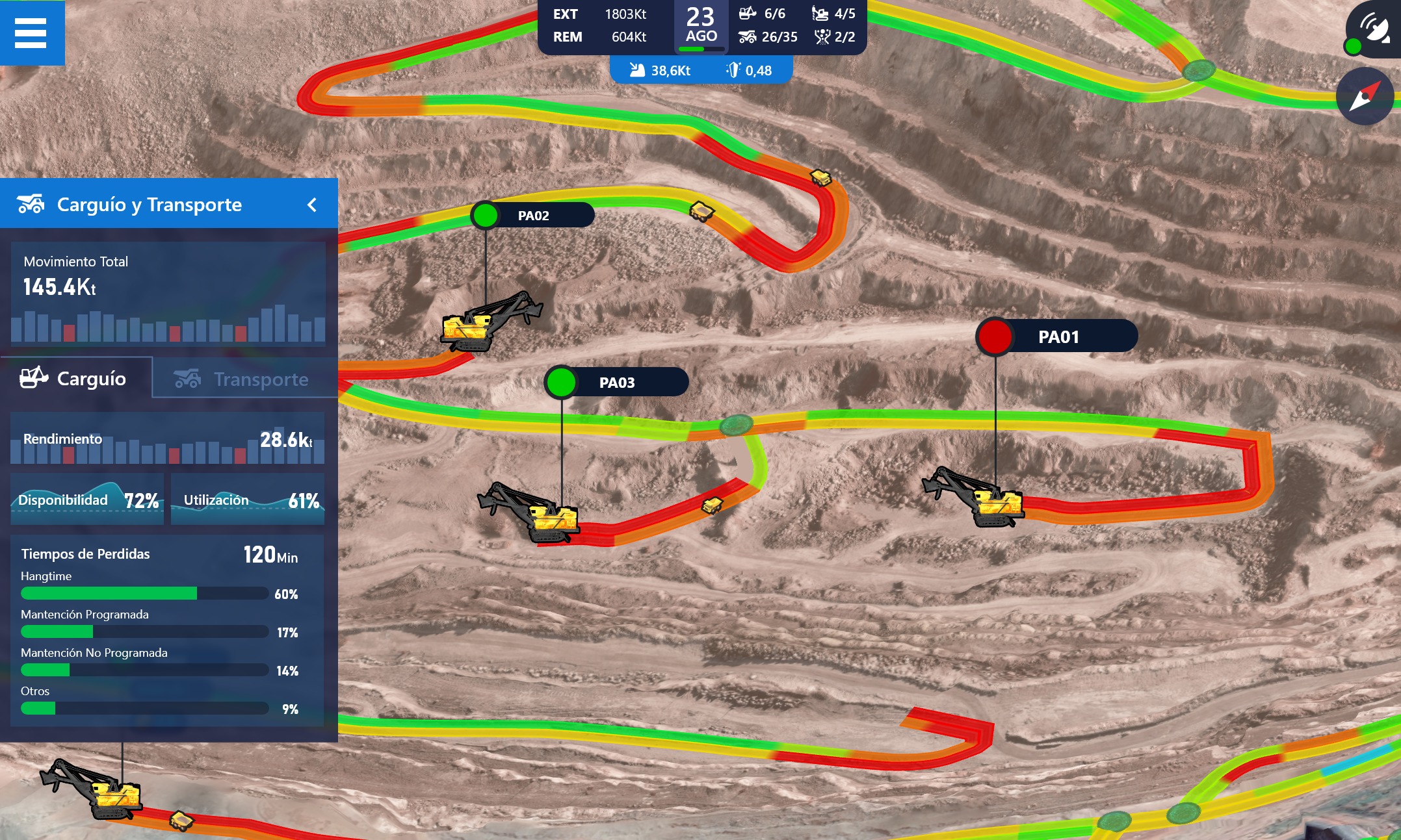 Chile es pionero en implementar tecnologías de "gemelo digital" en la minería