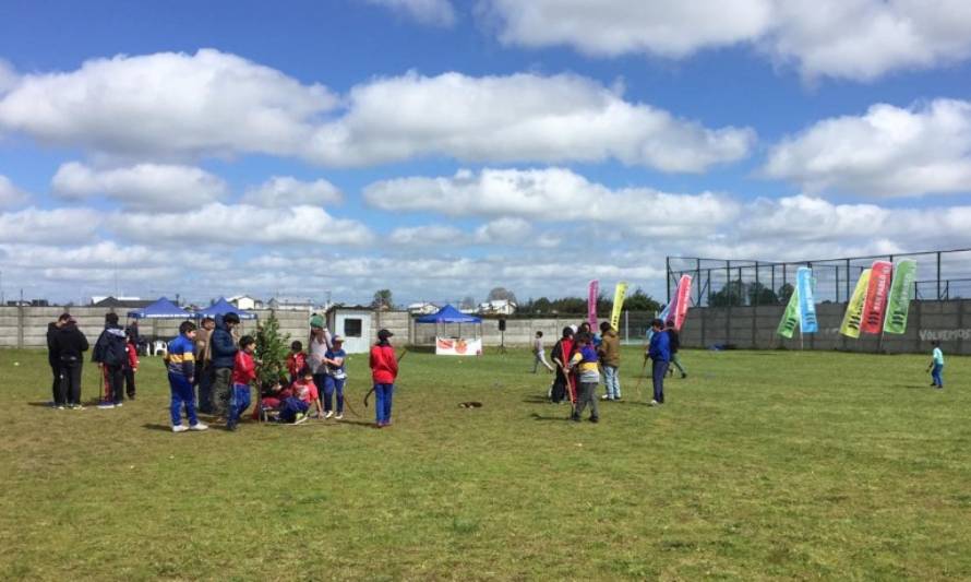 Representantes de  Pueblos Originarios  participaron en un encuentro recreativo 