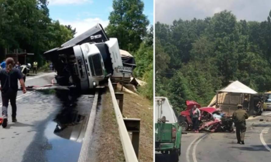 Arresto domiciliario para Conductor de Camión que protagonizó accidente en ruta Máfil-Valdivia