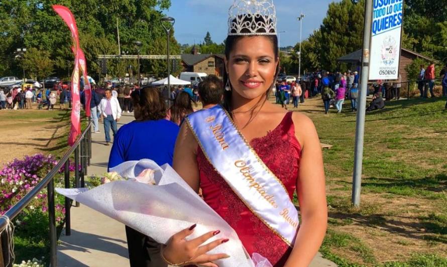 Alejandra Prieto es la reina de las Olimpiadas Rurales