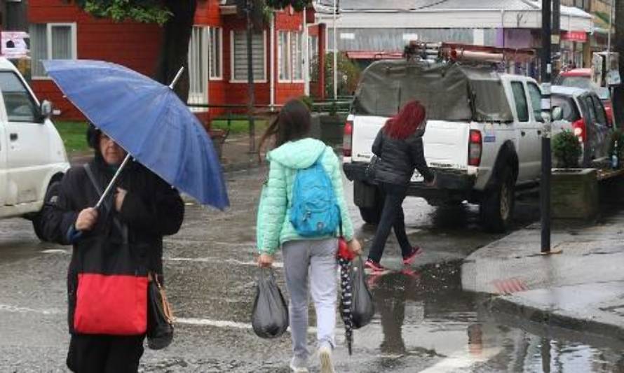 Lluvias continuarán en Chiloé hasta el fin de semana