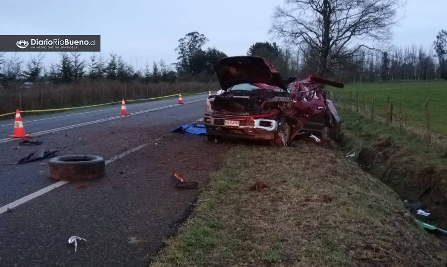 Conocido agricultor de Río Bueno falleció tras volcar en su camioneta camino a Lago Ranco