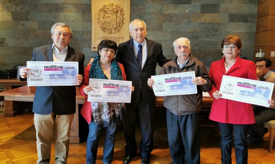 Organizaciones sociales de Osorno recibieron recursos de presupuesto participativo