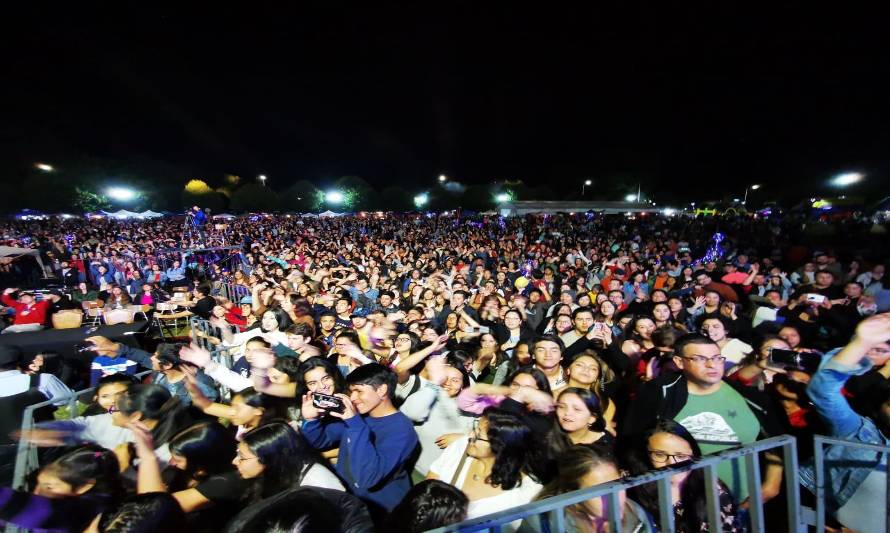 Con más de 15 mil personas  cerró la XV versión del Festival de la Leche y la Carne 