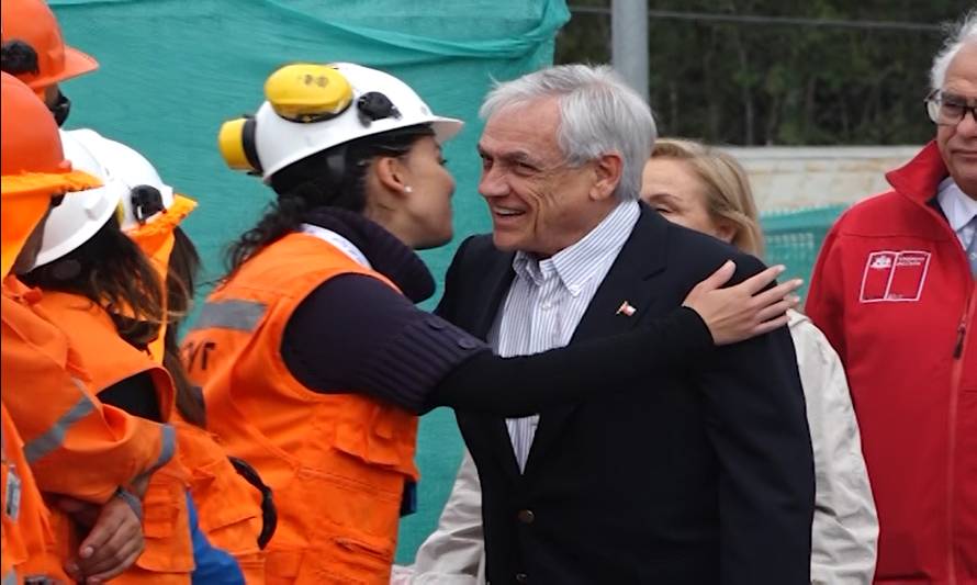 Sebastián Piñera aseguró que el puente sobre el canal de Chacao se construirá