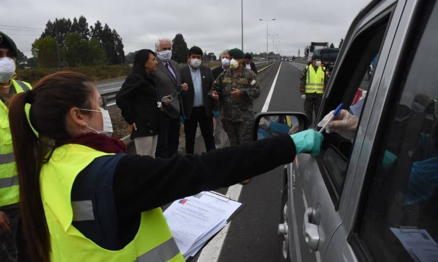 Más de 33 mil personas han sido controladas en accesos de aduanas y cordones sanitarios