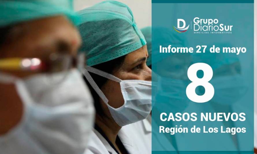 8 nuevos casos en Los Lagos: 4 en Purranque, 2 en Osorno y 1 en Puerto Montt
