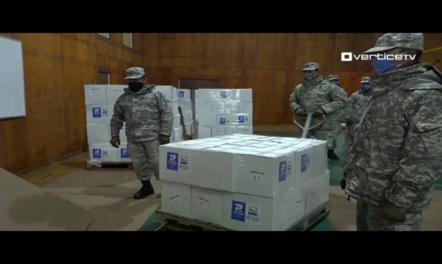 Comenzó entrega de cajas de ayuda en zonas alejadas de Los Lagos