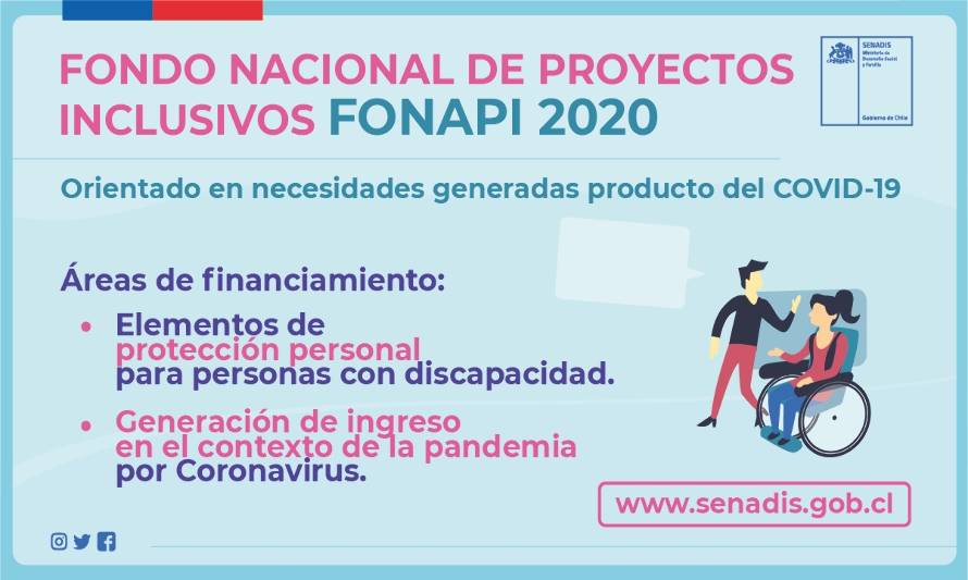 34 Millones de pesos tiene el fondo para personas con discapacidad 