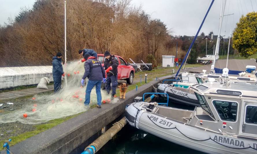 Sernapesca y Armada detectan redes en Lago Llanquihue