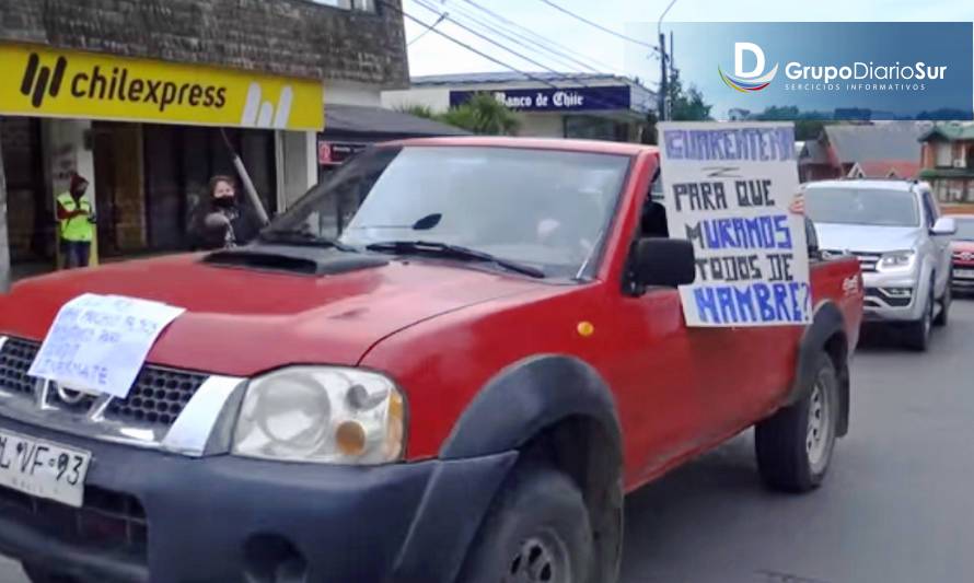 Comercio de Ancud se movilizó para exigir cambios ante cuarentena total