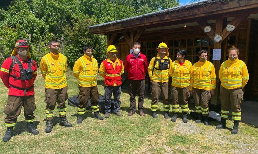 Provincia de Palena prepara respuesta a los incendios forestales