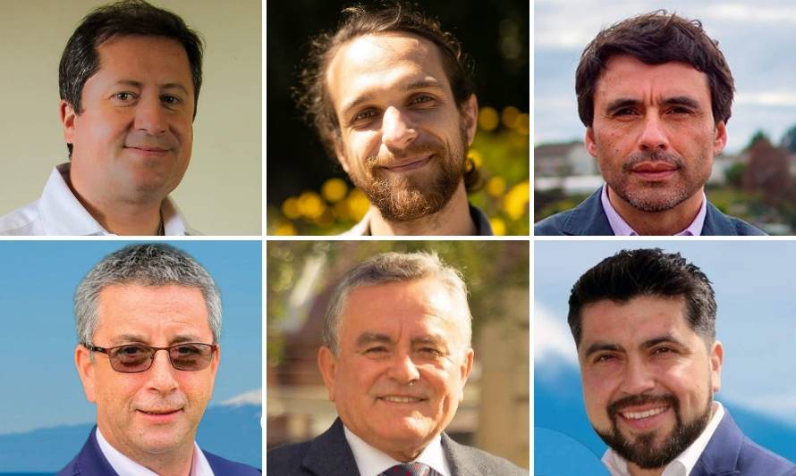 Renato Aichele, Tomás Gárate, Luis Becerra, Víctor Hugo Irribarra, Ramón Bahamonde y Alejandro Nail