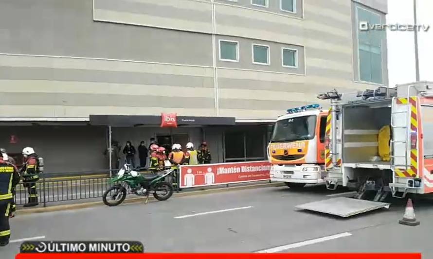 Amago de incendio por bengala en residencia sanitaria