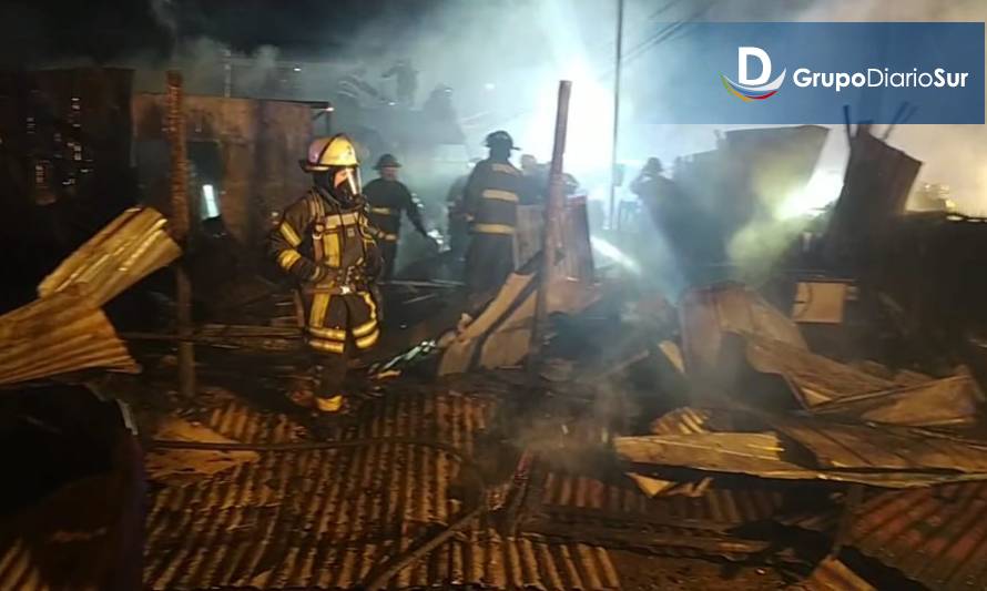 Tragedia en Osorno: Adulto mayor falleció en incendio de su vivienda