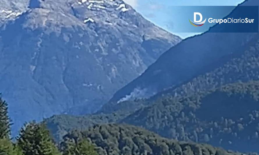 Preocupación por foco de incendio forestal en zona alejada de Palena