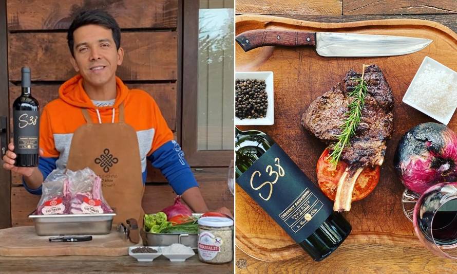 Receta de Marcelo Pino: Tomahawk de Carnes Fundo Los Tineos y un Cabernet Sauvignon S38 de Casa Silva