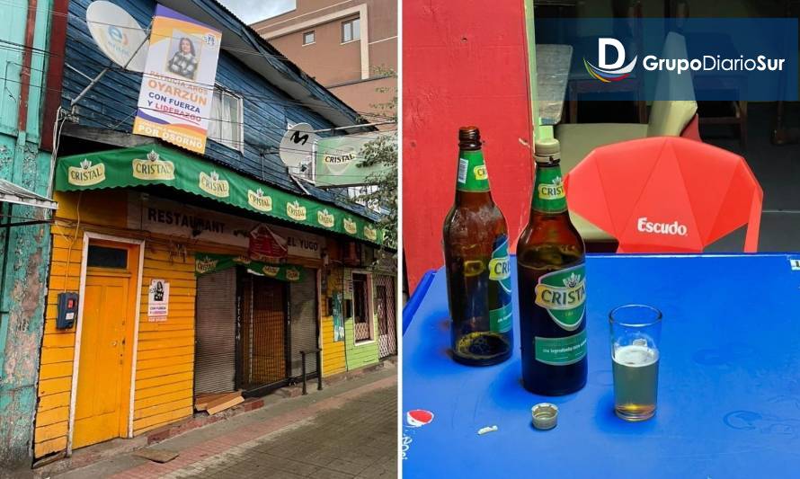 Descubren local de venta de alcohol en pleno funcionamiento en Osorno
