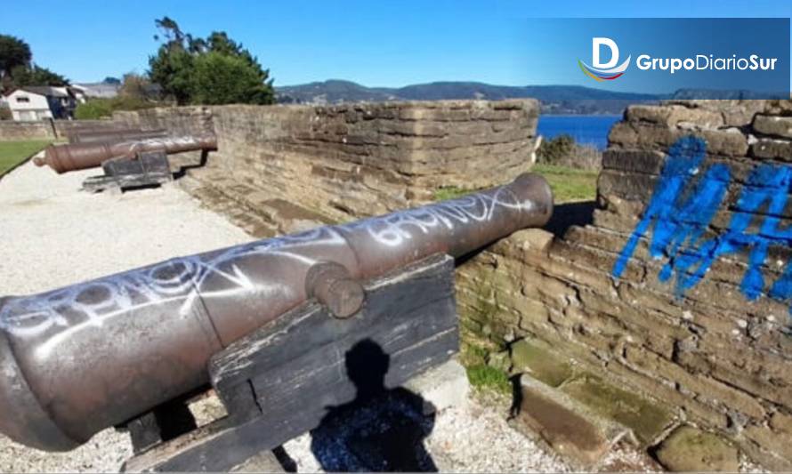 Fuerte San Antonio de Ancud sufrió ataque vandálico