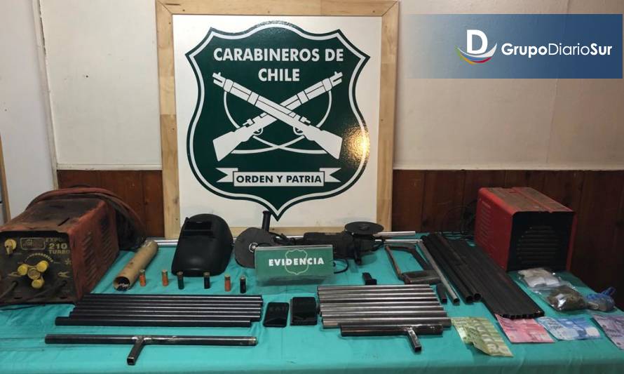 Carabineros desbarata armería artesanal en Purranque