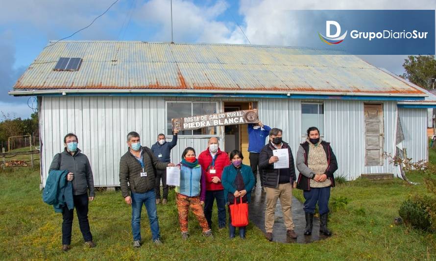 Reinician trabajos para conservación de la posta de isla piedra blanca en Quellón