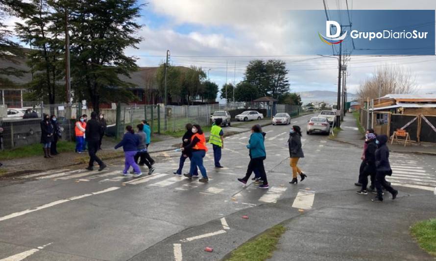 Realizaron simulacro de evacuación en Hospital comunitario de Queilen