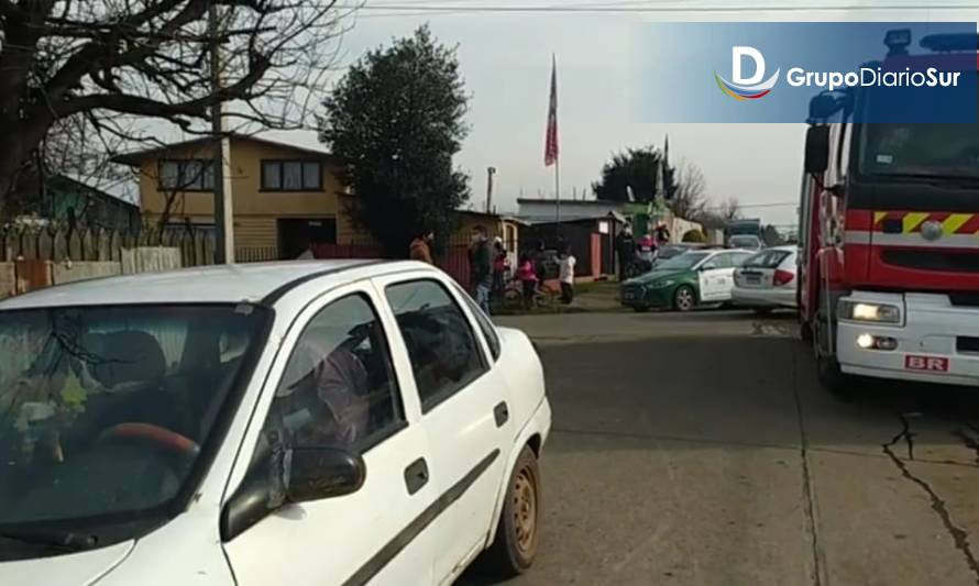 Dos vehículos chocaron en el sector de Rahue en Osorno