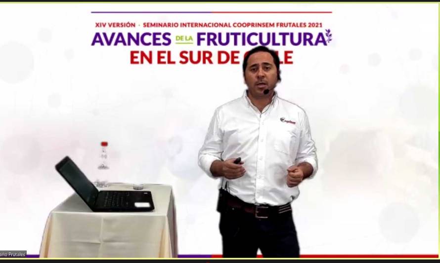 Seminario Cooprinsem Frutales 2021 resaltó avances en tecnologías aplicadas a fruticultura del sur