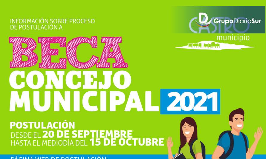 Comienza el proceso de postulación a la Beca Concejo Municipal 2021