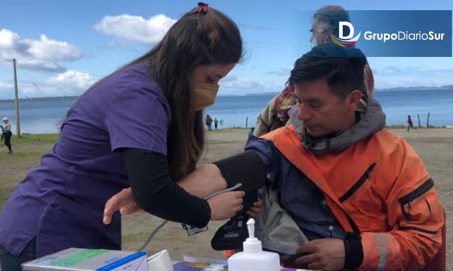 Equipo del hospital de Achao realizó controles preventivos en isla Llingua