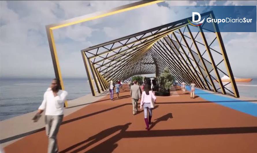 Con diseño de nuevo muelle pretenden cambiar el rostro a Puerto Montt