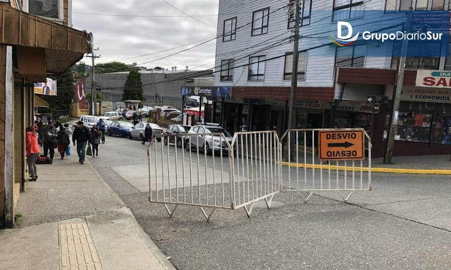 Calle donde funciona Feria Social de Ancud estará cerrada durante esta semana