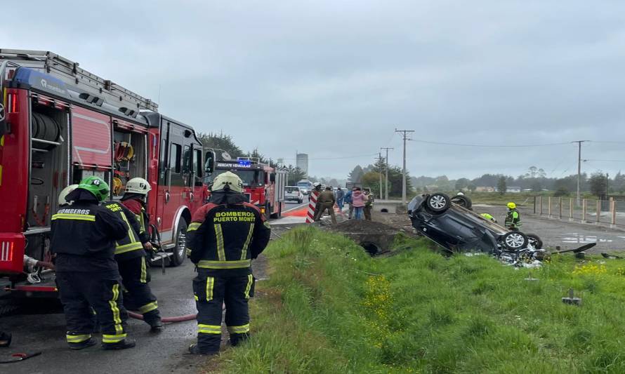 Dos víctimas fatales y un herido grave dejó accidente de tránsito camino a Las Quemas 