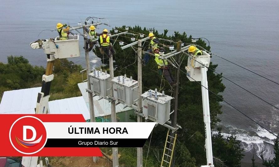 Corte de energía afectó a Chiloé en su totalidad