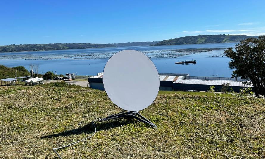 Camanchaca prueba servicio satelital de Starlink para obtener súper conectividad en lugares remotos