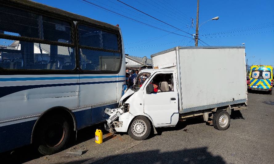 Con fractura resultó pasajero en accidente de tránsito 