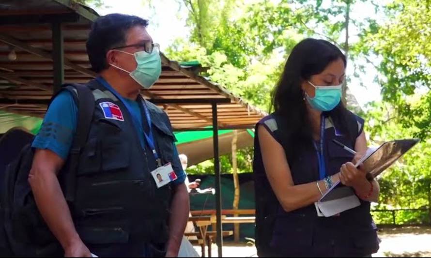 Omicron: fiscalizan campings para prevenir contagios en la región 