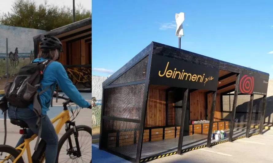 Chile Chico tiene su primera estación de bicicletas recargables