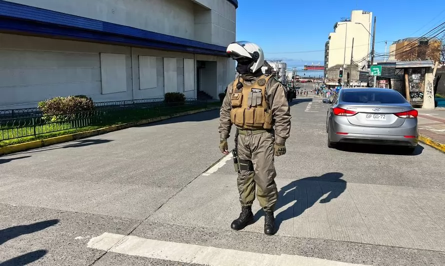 GOPE hizo detonar maleta abandonada que motivó gran operativo policial en el centro de Puerto Montt (actualización)