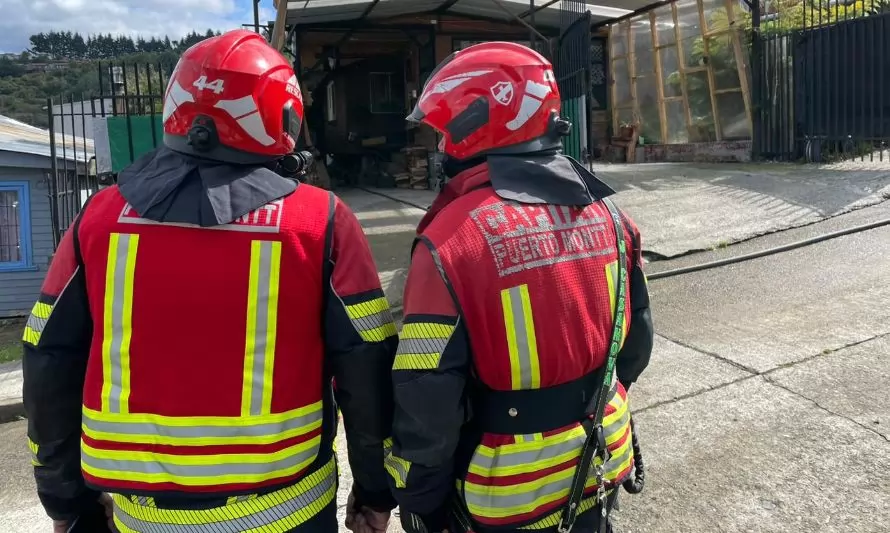 Adulta mayor murió en incendio que destruyó su vivienda en Puerto Montt