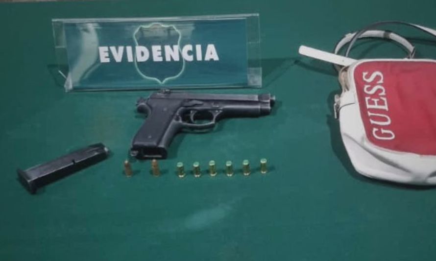 Carabineros detiene a sujeto con arma modificada para el disparo