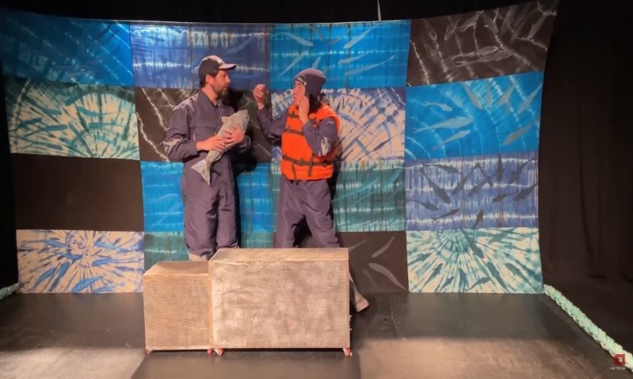 Efecto Coriolis: una obra de teatro que previene sobre los riesgos laborales en la salmonicultura
