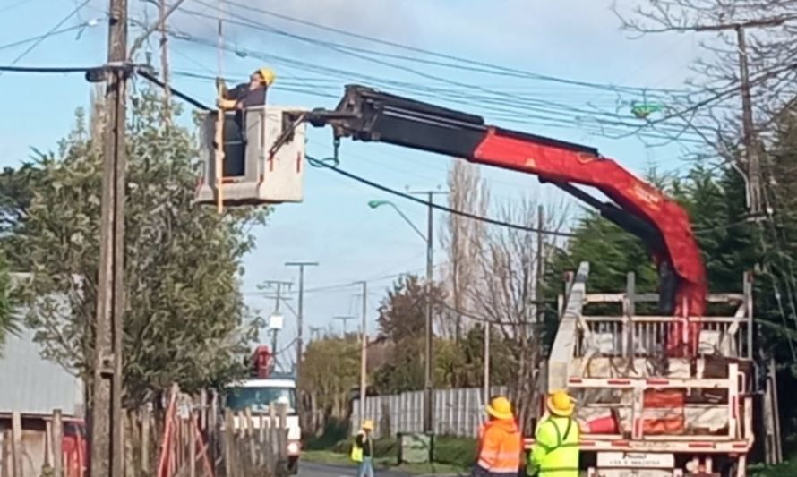 En Hualaihué y Puerto Montt Saesa realizará mantenimiento de sus instalaciones eléctricas 