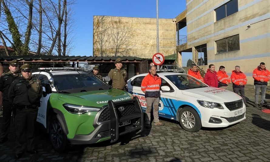 Municipalidad y Carabineros de Chile formalizan convenio para patrullajes mixtos en Puerto Montt