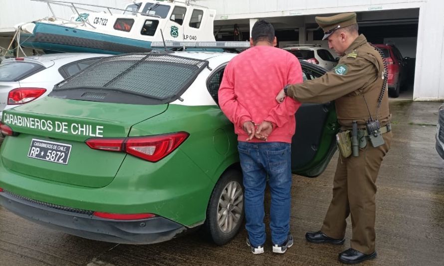 Carabineros detiene a imputado por robo con intimidación