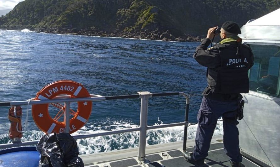 Armada busca a hombre desaparecido en caleta Huellelhue