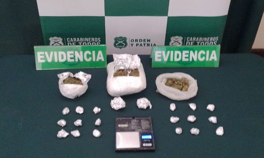 OS-7 detiene a imputado que transportaba marihuana en bus interprovincial