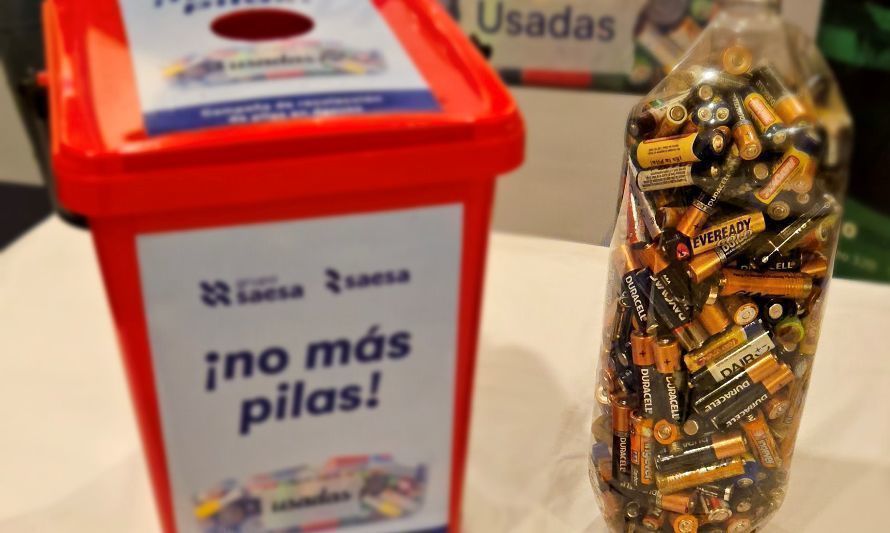 Campaña en Castro busca superar meta de recolectar más de 1.500 kilos de pilas 