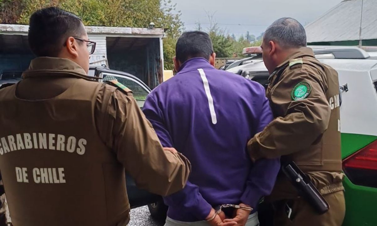 Detienen a sujeto que amenazó con un hacha a Carabineros