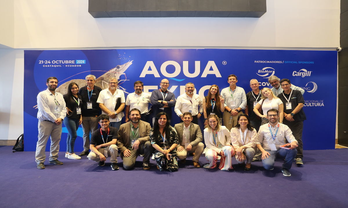 Empresas de la Región de Los Lagos con soluciones para la acuicultura participaron en Aqua Expo Guayaquil 2024